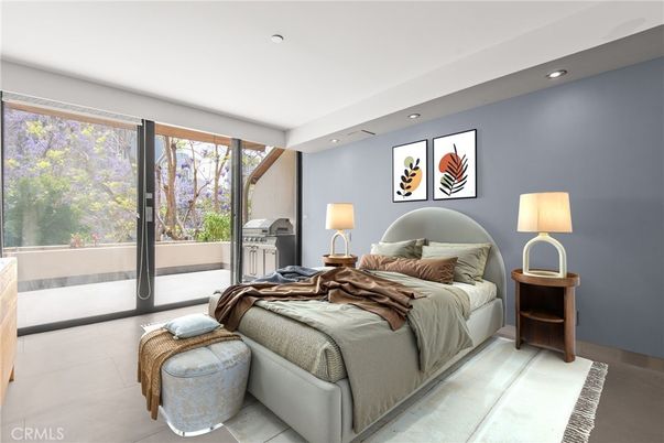 Bedroom, Interior, Recessed Lighting