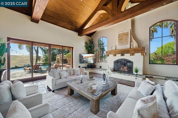 Fireplace, Interior, Living room, Wooden Beams, Wooden Ceilings