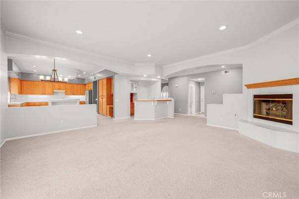 Chandelier, Empty room, Interior, Kitchen, Pendant Lights, Recessed Lighting