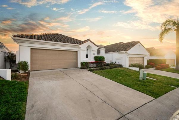 Attached, Detached Garage, Exterior, Facade, Mediterranean