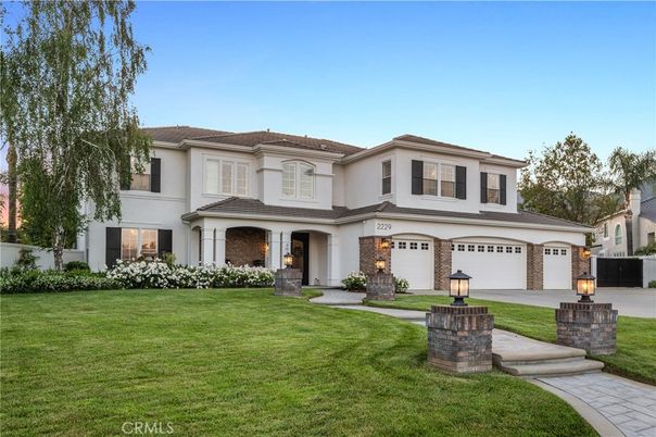 Attached, Backyard, Exterior, Facade, Mediterranean