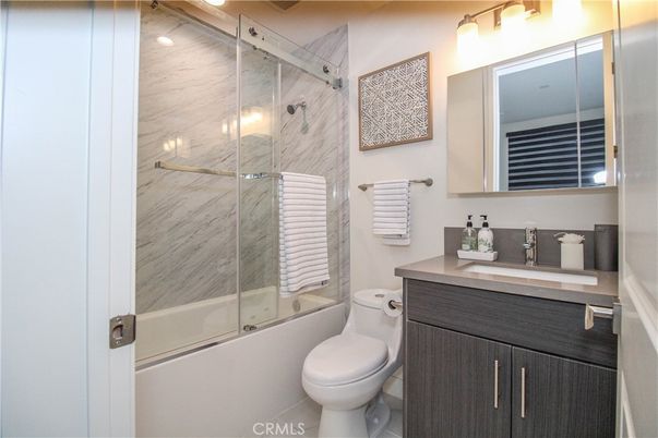 Bathroom, Glass Shower, Interior, Marble Walls