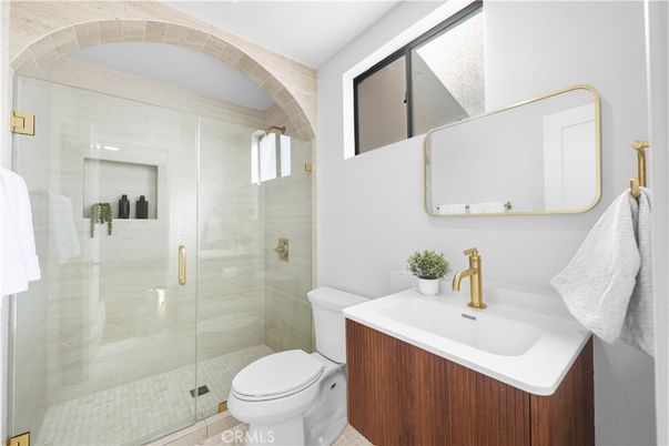 Bathroom, Glass Shower, Interior
