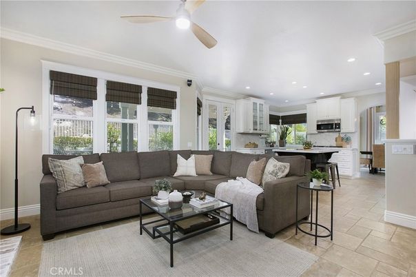 Interior, Kitchen, Living room, Recessed Lighting