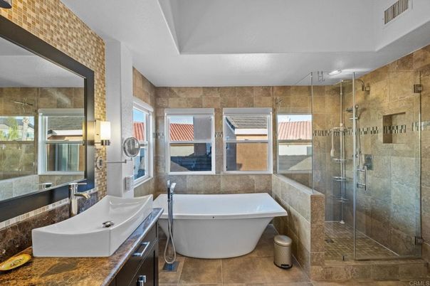 Bathroom, Free Standing Baths, Glass Shower, Interior