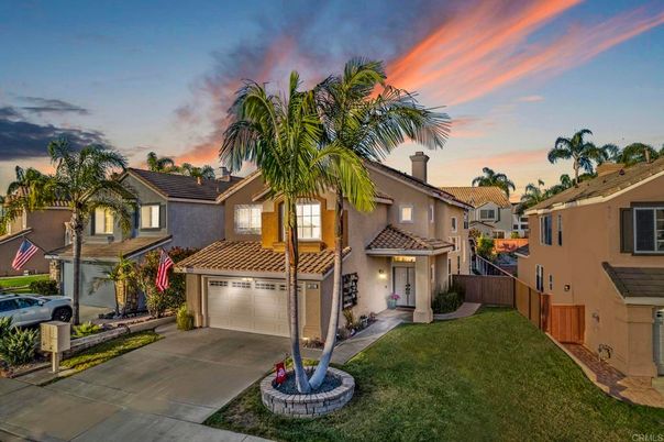 Attached, Backyard, Exterior, Facade, Mediterranean