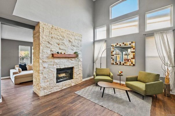 Fireplace, Interior, Living room, Wood Texture Flooring