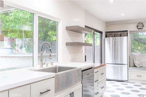 Interior, Kitchen, Recessed Lighting, Stainless Steel Appliances