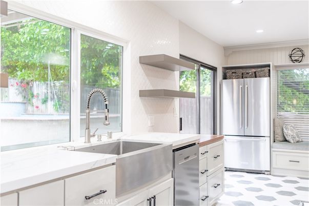 Interior, Kitchen, Recessed Lighting, Stainless Steel Appliances
