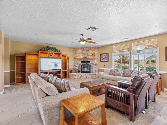 Fireplace, Interior, Living room, Stone Walls