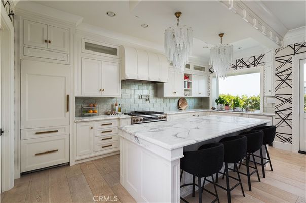 Chandelier, Interior, Kitchen, Recessed Lighting, Wood Texture Flooring
