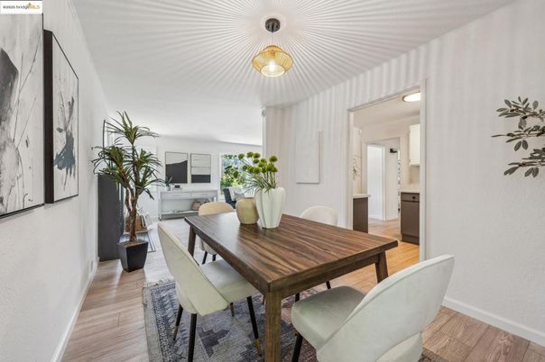 Dining room, Interior, Wood Texture Flooring