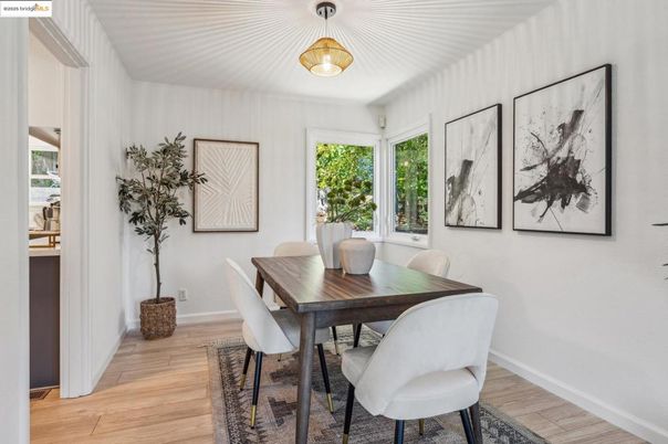 Dining room, Interior, Wood Texture Flooring