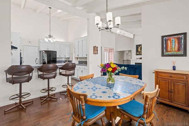 Chandelier, Dining room, Interior, Kitchen, Pendant Lights, Wood Texture Flooring