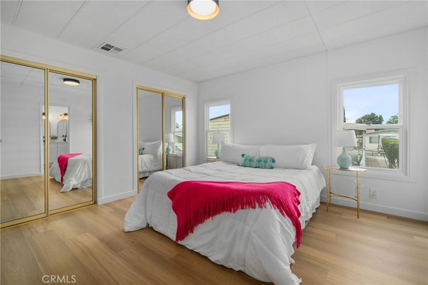 Bedroom, Interior, Wood Texture Flooring