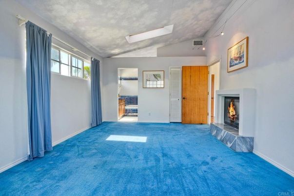 Empty room, Fireplace, Interior
