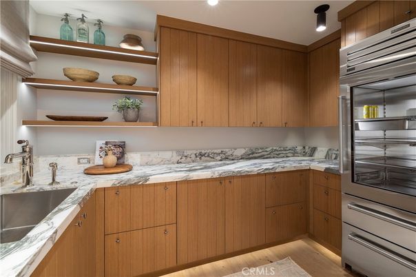 Interior, Kitchen, Wood Texture Flooring