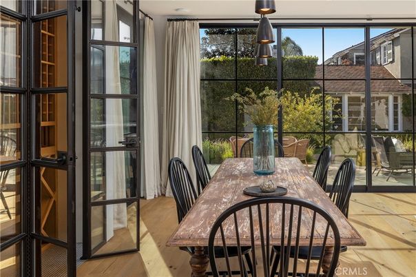 Dining room, Interior, Wood Texture Flooring