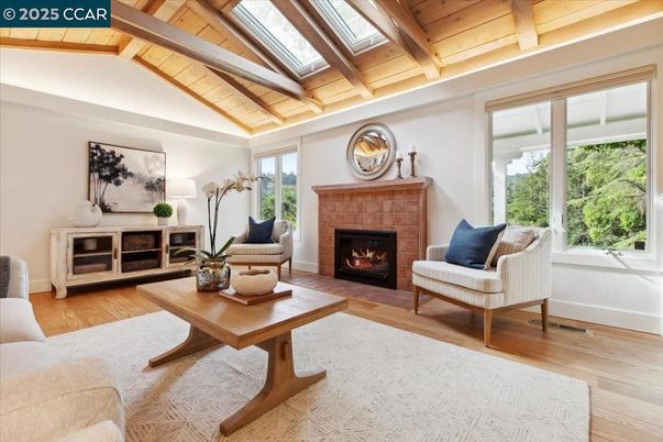 Fireplace, Interior, Living room, Wooden Beams, Wooden Ceilings, Wood Texture Flooring