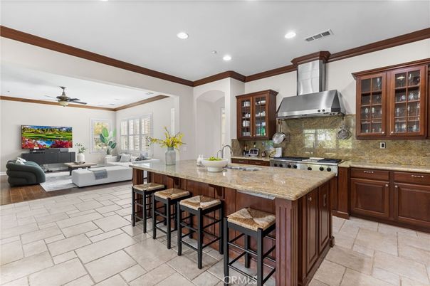 Interior, Kitchen, Living room, Recessed Lighting, Stainless Steel Appliances