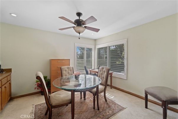 Dining room, Interior, Recessed Lighting