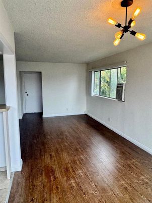 Empty room, Interior, Pendant Lights, Wood Texture Flooring