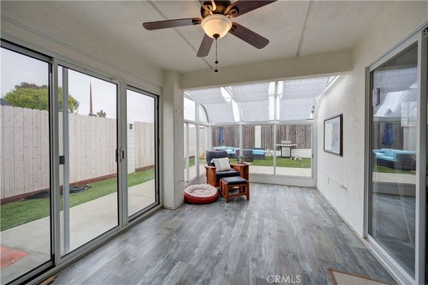 Interior, Sun Room, Wood Texture Flooring
