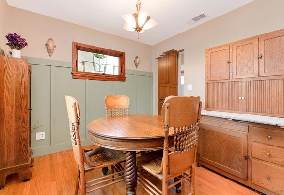 Dining room, Interior, Wood Texture Flooring