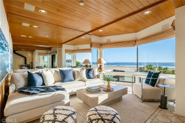 Interior, Living room, Recessed Lighting, Water, Wooden Ceilings
