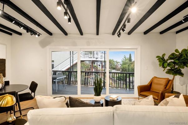 Interior, Living room, Wooden Beams