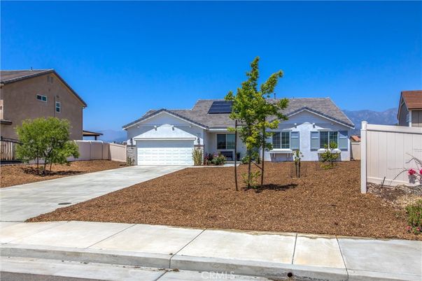 Attached, Backyard, Detached Garage, Exterior, Facade, Solar Panels, Ranch