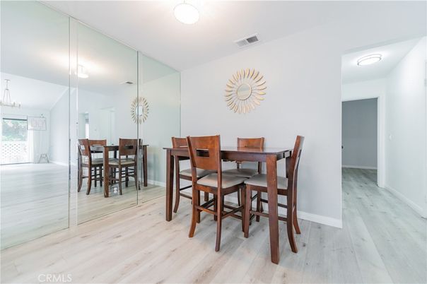 Dining room, Interior, Wood Texture Flooring