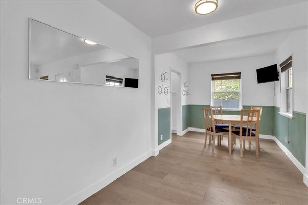 Dining room, Interior, Wood Texture Flooring