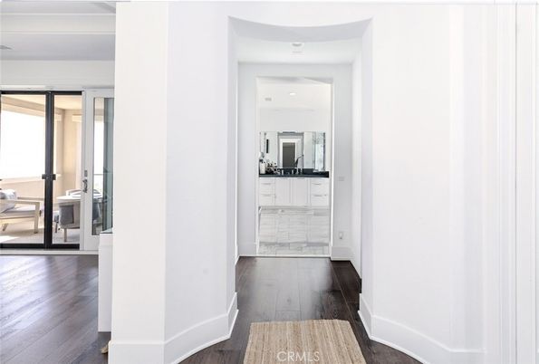 Bathroom, Interior, Recessed Lighting, Wood Texture Flooring
