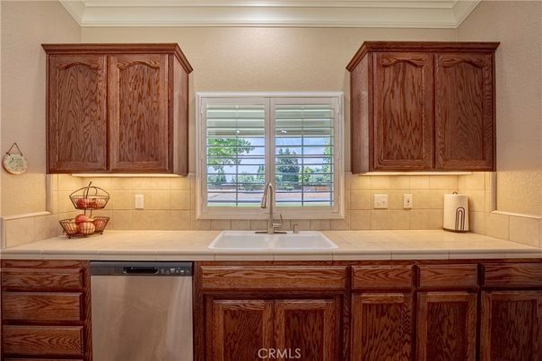Interior, Kitchen, Stainless Steel Appliances, Tile Countertops