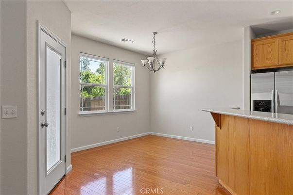 Chandelier, Interior, Kitchen, Wood Texture Flooring