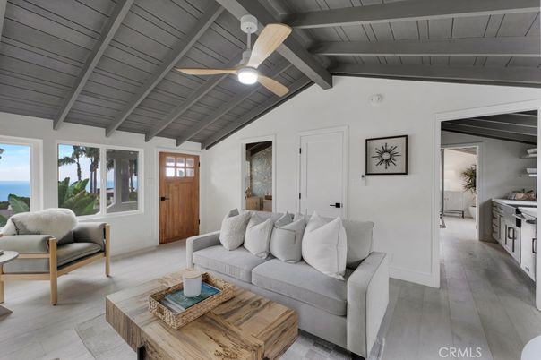 Interior, Living room, Water, Wooden Beams, Wooden Ceilings, Wood Texture Flooring