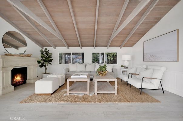 Fireplace, Interior, Living room, Wooden Ceilings, Wood Texture Flooring