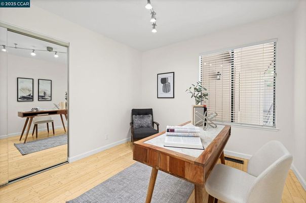 Home Office, Interior, Wood Texture Flooring
