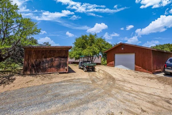 Backyard, Detached Garage, Exterior