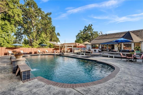 Exterior, Pool, Solar Panels