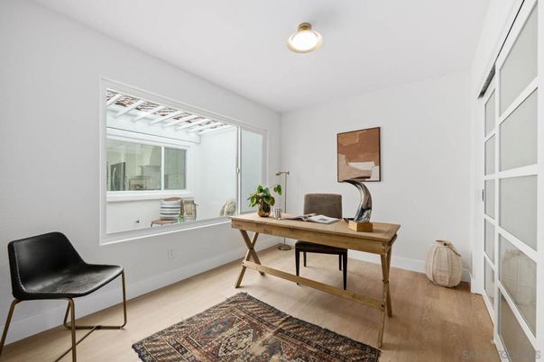 Home Office, Interior, Wood Texture Flooring