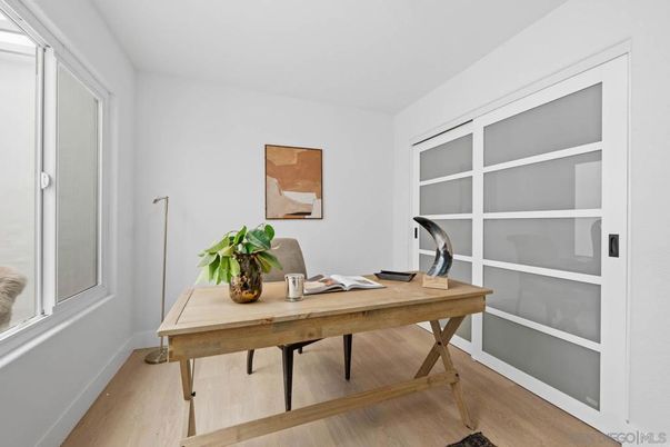Home Office, Interior, Wood Texture Flooring