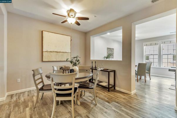 Dining room, Interior, Wood Texture Flooring
