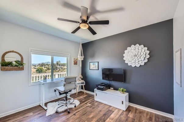 Home Office, Interior, Wood Texture Flooring