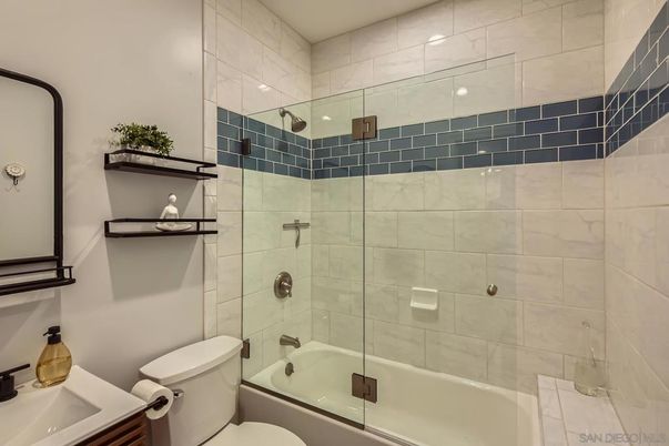 Bathroom, Glass Shower, Interior