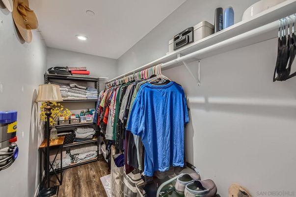 Interior, Recessed Lighting, Walk-in Closets, Wood Texture Flooring