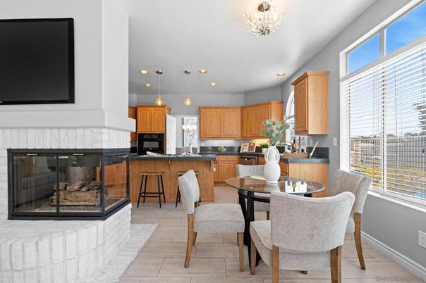 Dining room, Interior, Kitchen, Pendant Lights, Recessed Lighting