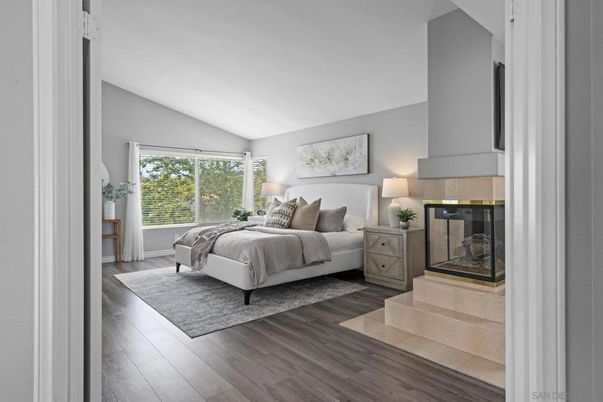 Bedroom, Interior, Wood Texture Flooring