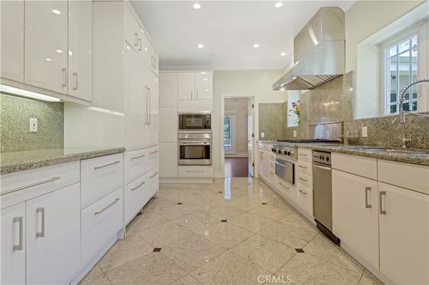 Interior, Kitchen, Recessed Lighting, Stainless Steel Appliances